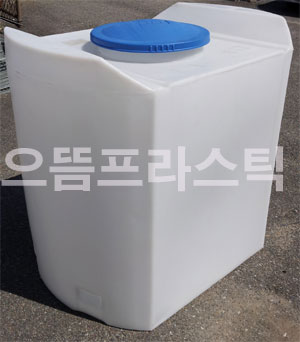KS PE 물탱크 백색 흰색탱크 반투명탱크 사각 800리터(뚜껑청색)